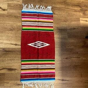 Genuine American Indian wool rug.